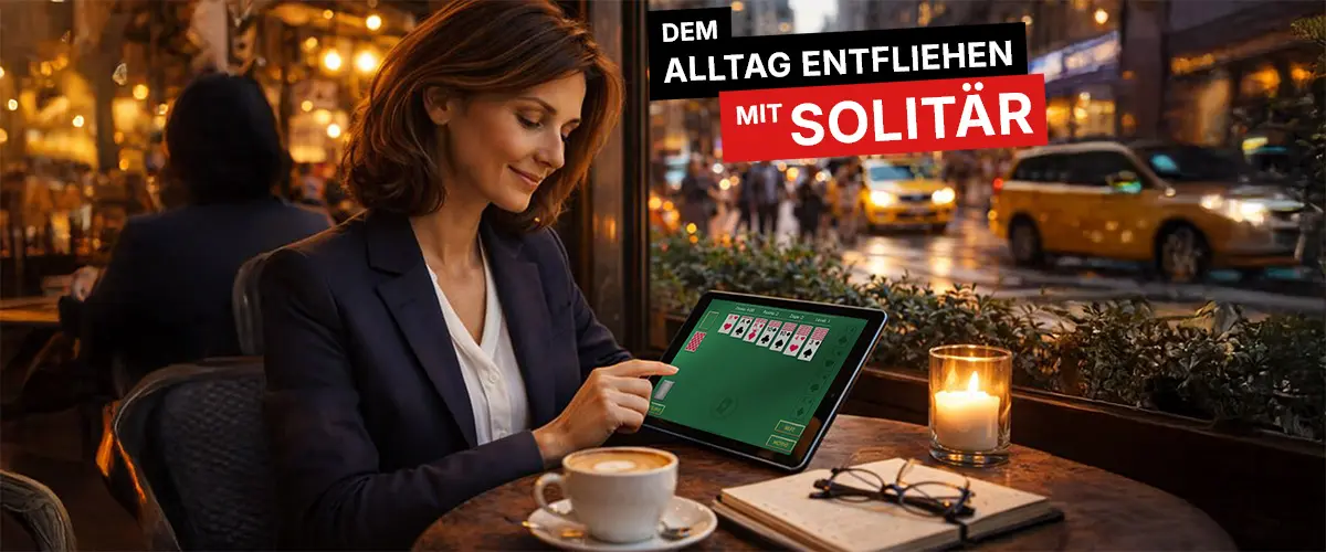 Tausende Spieler entfliehen dem Alltag und spielen Solitär!
