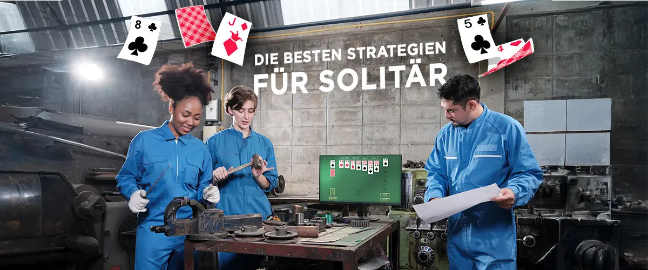Solitär-Taktiken für Early, Mid und End Game erklärt