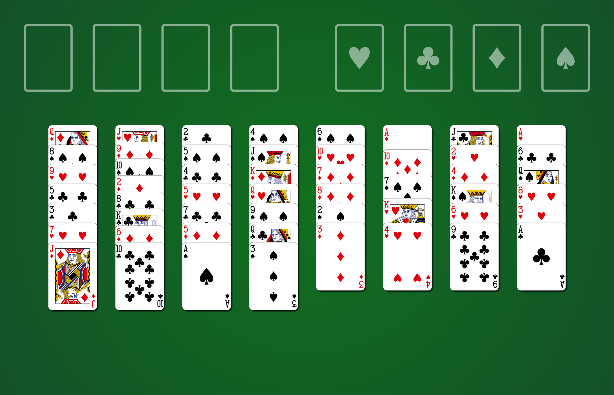 Das sagen die ersten Karten über die Gewinnchance bei Solitär aus